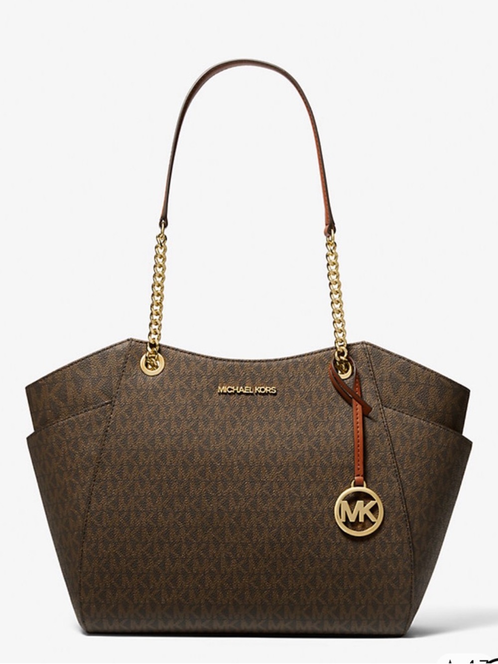 Michael Kors Jet Set Large Signature Logo Shoulder bag